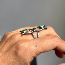 Size 8.25 // Turquoise Double Osiris Ring