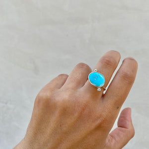 Size 6.25 // Turquoise Dot Ring