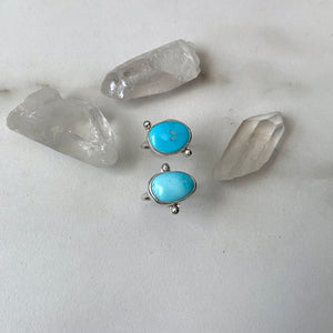 Size 6.25 // Turquoise Dot Ring