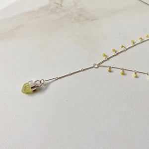 Ostara Golden Apatite Lariat