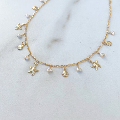 14k Gold Fill Siren Necklace
