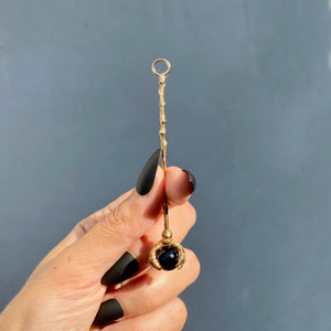 Coven Giggle Wand // Zelda Black Agate
