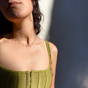 14k Gold Fill Drops Of Venus Choker