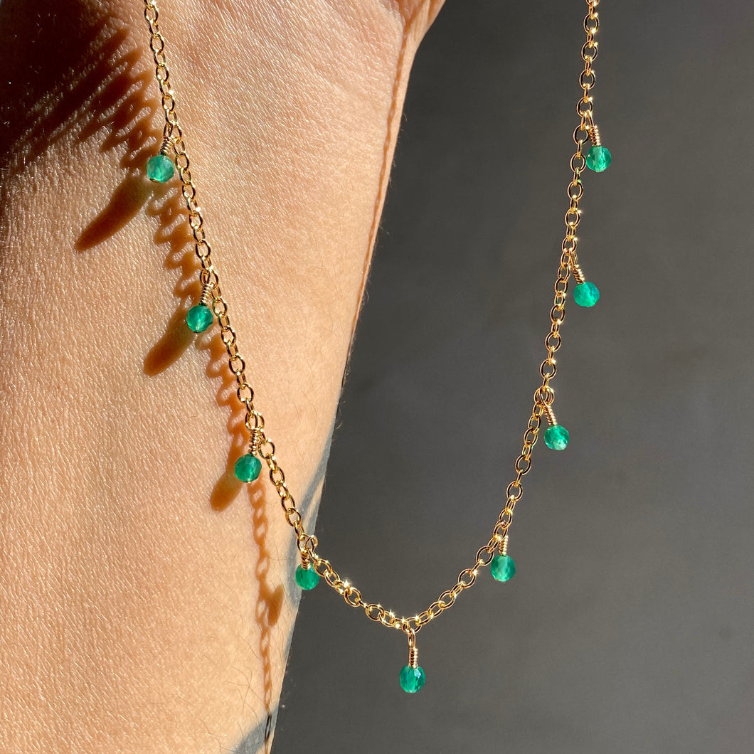 14k Gold Fill Nebula Choker