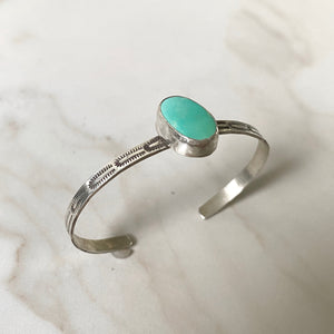 Turquoise Mountain Stamped Cuff #2