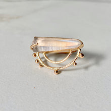 Size 6.5 // Clear Quartz 14k Gold Fill Sol Ring