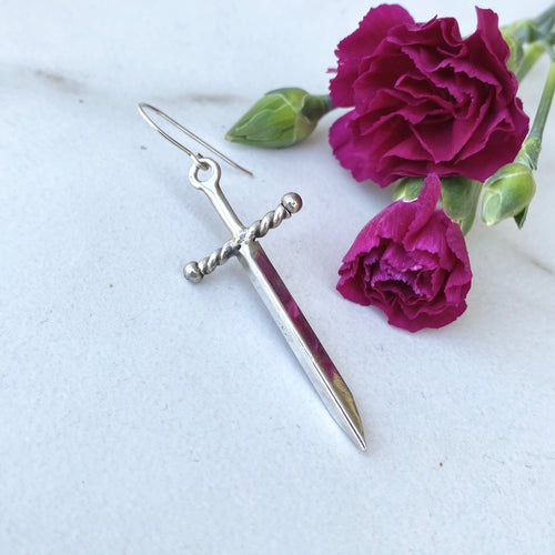 Sword Earring // Single or Pair