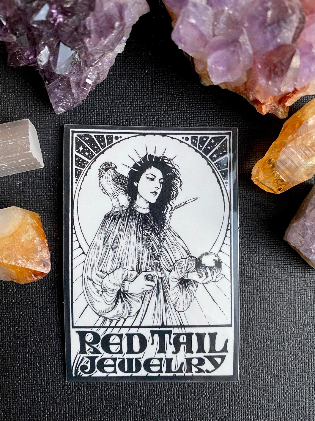 Red Tail Jewelry Vinyl Sticker